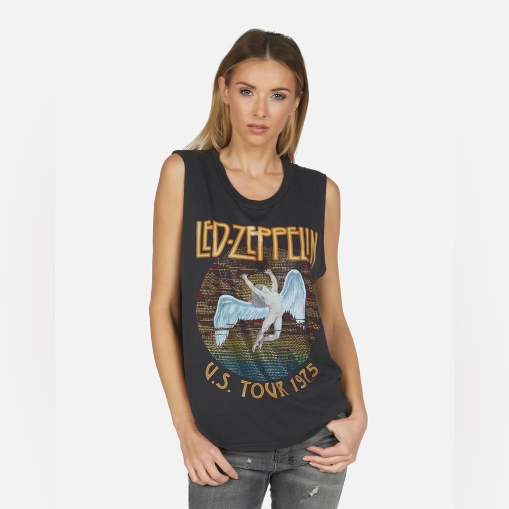 Rare Lauren Moshi KEL LED ZEPPELIN Tank